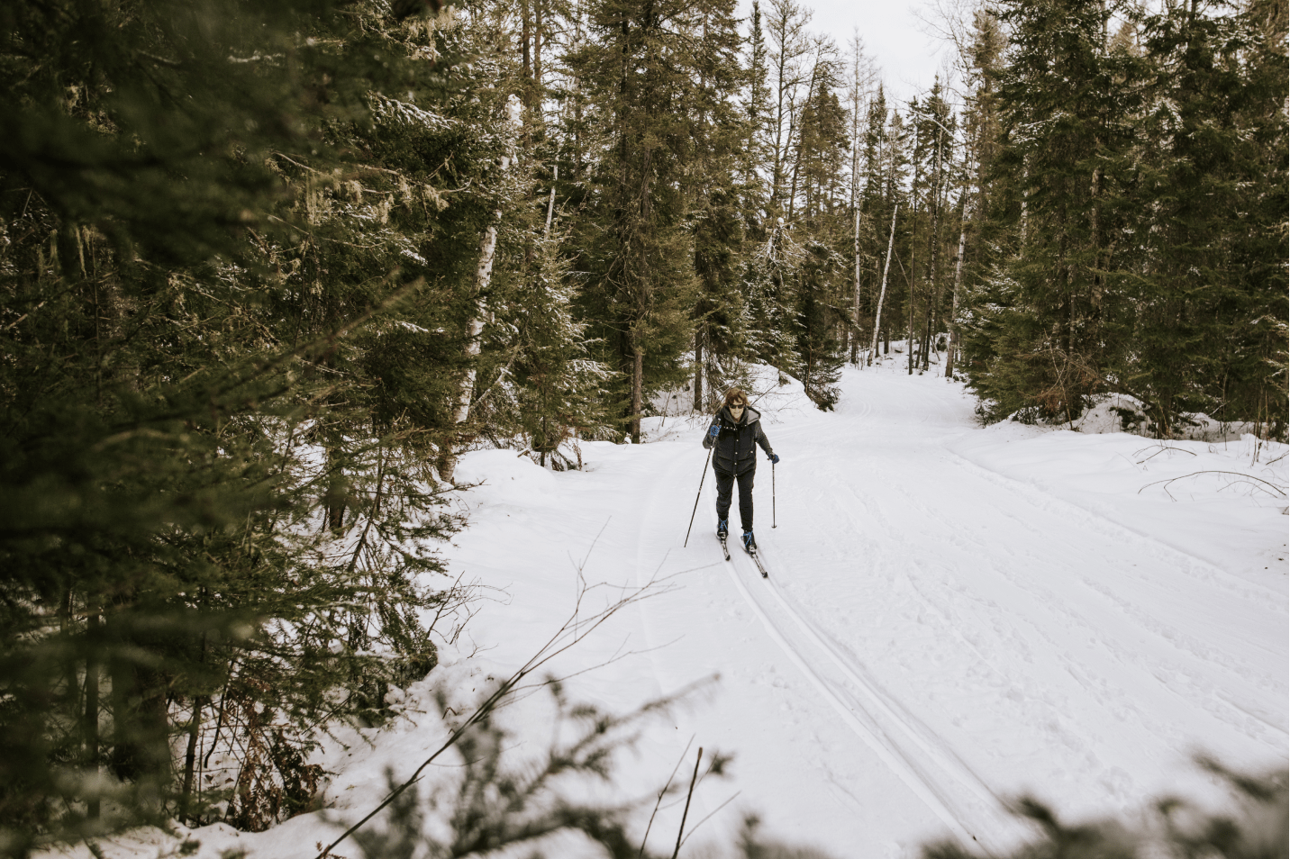 Cross-Country Skiing at Clancy's Trails